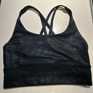 Lululemon - black longline sports bra